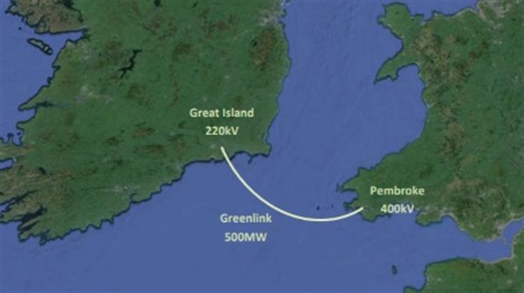 Greenlink: Yποθαλάσσια Σύνδεση 500 Mεγαβάτ Mεταξύ Ιρλανδίας και Ηνωμένου Βασιλείου